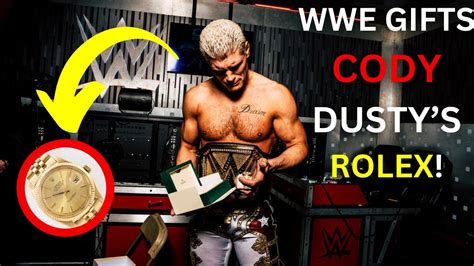 cody rhodes watch rolex|dusty rhodes rolex.